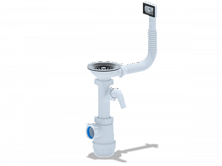 АНИПЛАСТ Сифон Грот 31/2&quot;х40 + пер д/мойки 3 1/2&quot;