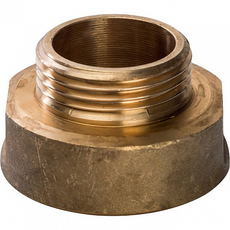 Муфта переходная резьбовая латунная STOUT без покрытия 2&quot;x1&quot; ВН
