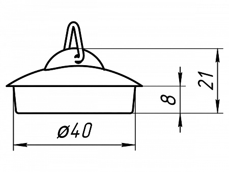 Пробка для сифона АНИПЛАСТ M400 11/4&quot;