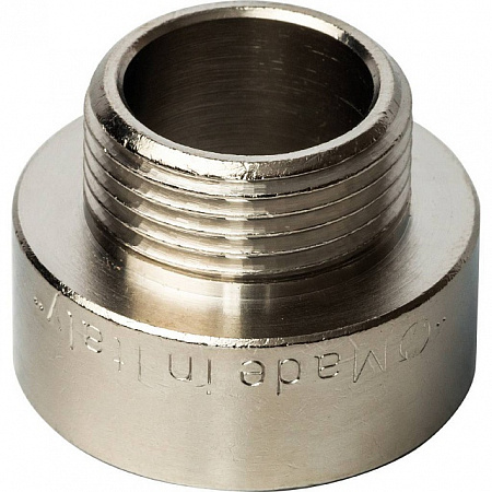 Муфта переходная резьбовая латунная STOUT никель 1&quot;X3/4&quot; ВН