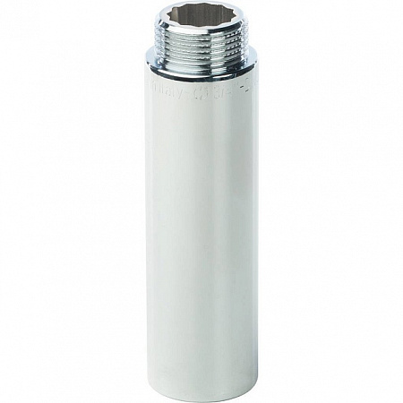 Удлинитель резьбовой латунный STOUT хром 3/4&quot;x80мм ВН
