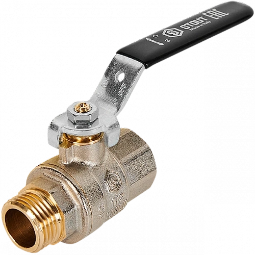 Кран шаровой STOUT рукоятка 1/2&amp;quot; ВН, полнопроходной SVB-0003-200015