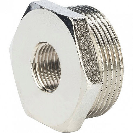 Футорка резьбовая латунная STOUT никель 11/4&quot;x1/2&quot; ВН