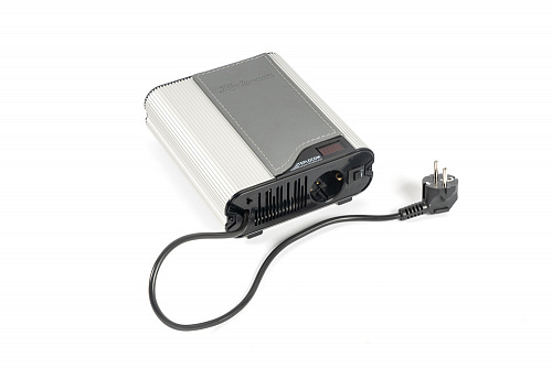 Стабилизатор сетевого напряжения TEPLOCOM ST-555-И Western silver gray БАСТИОН (дизайн кожаный)