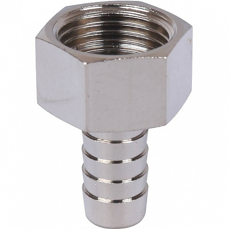 Штуцер резьбовой латунный STOUT никель 1/2&quot;x12мм В