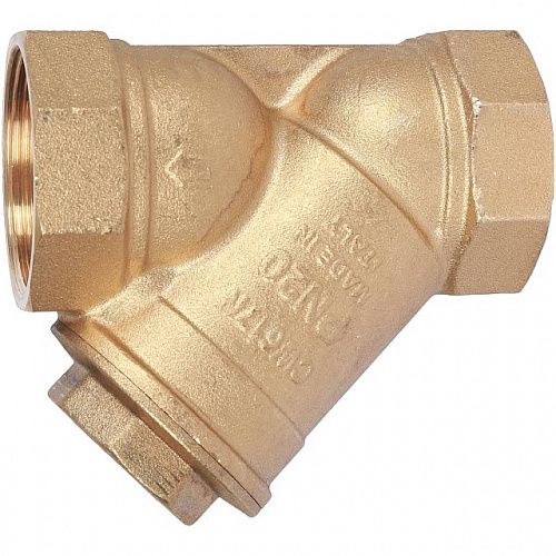 ФГО Фильтр косой грубой очистки STOUT SFW латунный 2&amp;quot;, 500 мкр, желтый