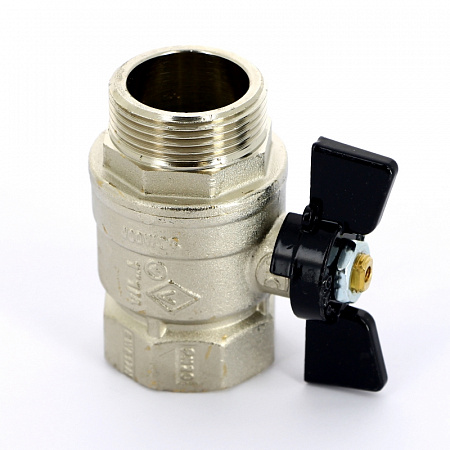 Кран шаровой BUGATTI ARIZONA 607 бабочка 11/4&quot; ВН, стандартный проход