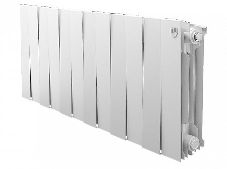 Радиатор биметаллический ROYAL THERMO PIANOFORTE BIANCO TRAFFICO 300x12 секций (НС-1346039)