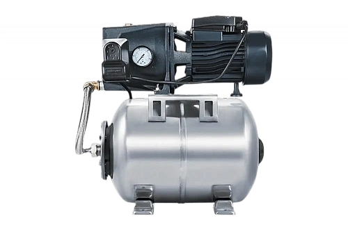 Насосная станция UNIPUMP AUTO JSW 55-S, бак нержавеющий 24 литра (1000Вт, Нап. 40м, Про. 70 л/мин.)