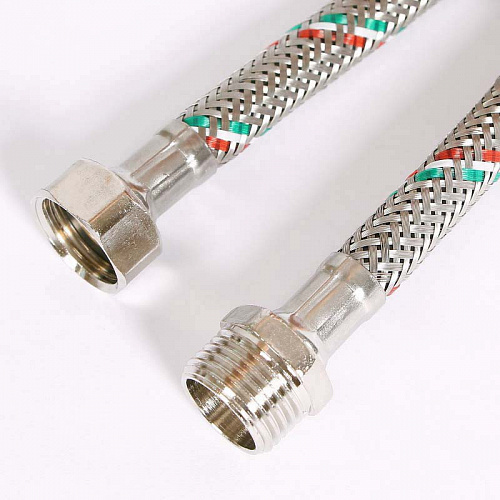 Гибкая подводка UNI-FITT ВН 1/2&amp;quot;, 150 см, DN 8, оплётка из нерж. стали