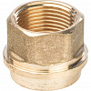 Американка ПРЯМАЯ резьбовая латунная (без прокладки) STOUT без покрытия 3/4&amp;quot; В